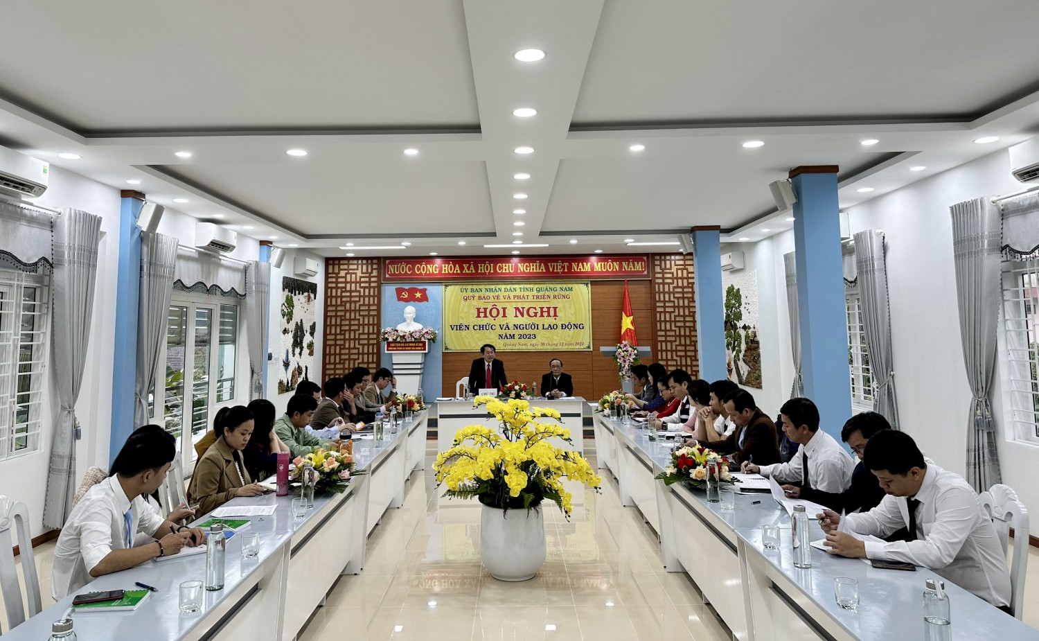 Toàn cảnh Hội nghị viên chức và người lao động