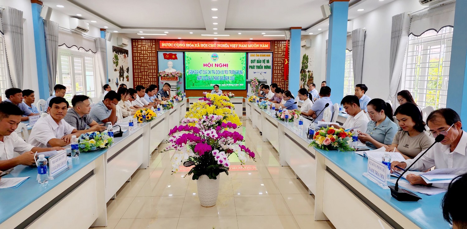 Quỹ Bảo vệ và Phát triển rừng tổ chức Hội nghị đánh giá công tác chi trả dịch vụ môi trường rừng